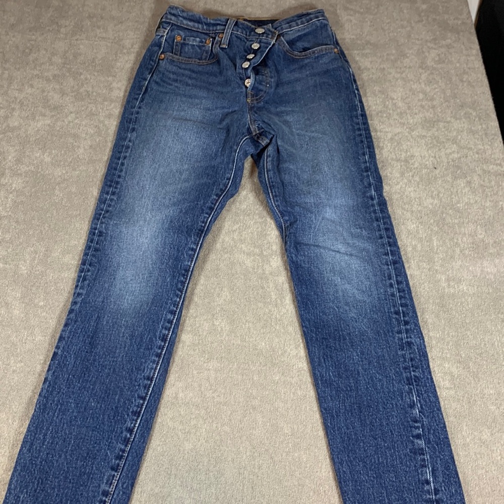 Women’s Skinny 501 Button Fly Levi’s Jeans